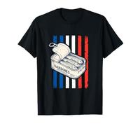 Seafood Sardines Tin Design Vintage Fisherman T-Shirt