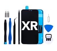 Seafree pour iPhone XR Remplacement de l'écran 3D Touch Screen LCD Display Digitizer Full Assembly + Outils de réparation + Protecteur d'écran + Étui TPU + Joint étanche 6,1 Pouces