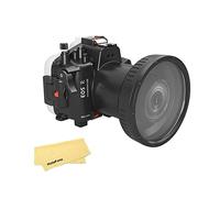 SeaFrogs [40M/130Ft] Boîtiers De Boîtier Sous-Marine pour Canon EOS R, Compatible Avec Un Objectif 24-105 Mm / 16-35 Mm / 24-70 Mm Pour Une Vidéographie Photographique