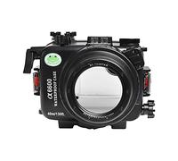 Seafrogs Boîtier étanche pour appareil photo Sony A6600 avec barillet standard de 10 à 18 mm, capteur de fuite d'eau intégré, idéal pour la plongée, le surf, la natation et le rafting vidéo 40 m