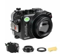 Seafrogs Boîtier sous-Marin pour Sony ZV-E10 avec Objectif FE E 3.5-5.6 PZ16-50 OSS, [40M/130FT] Boîtier de plongée étanche pour Sony Alpha ZV-E10, avec capteur de Fuite intégré