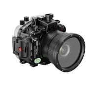 Seafrogs Professional sous-Marin Logement pour Sony A7R III A7M III [40M / 130Ft] Caméra Housing Case De Plongée V3 pour Sony A7Iii A7Riii A7R3 A7M3 (Port Standard) Ring pour Fe 16-35 F4 Inclus