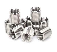 SEAFRONT 10Pcs X 2 Femelle à M20 X 2.5 Mâle Fil De Réparation Insérer Écrou En Acier Inoxydable Fileté Manchon De Fixation pour la Restauration avec Petite Fente