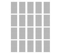 SEAFRONT 20 Feuilles de Marqueurs de Scanner 3D Marqueurs de Points ID Hautement Réfléchissants 3 Mm OD6 Mm pour la Numérisation et le Suivi des Points avec un Alignement Précis pour