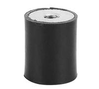 SEAFRONT 4 Pcs Non-Toxique Anti-Vibration Isolateur en Caoutchouc Isolant De Vibrations Montage Bobine Amortisseur Absorbeur De Vibrations(DD20*25 M6)