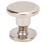 SEAFRONT 50 Ensembles de Rivets Artisanaux en Cuir en Laiton de 6.5mm, Attaches à Vis à Tête Plate en Cuivre Massif pour Bricolage, Cahiers, Ceintures, Chapeaux (cuivre)