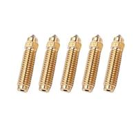 SEAFRONT 5pcs Buzle en Laiton en Acier Durci 0,8 Mm Habitage DE Buse Bimétal Ensemble pour une Imprimante Elegoo Carbone 3D CONDUCTION DE CHALEUR FAST
