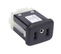 SEAFRONT Adaptateur d'entrée Auxiliaire à Double Port USB pour Véhicules GM, Interface Stéréo de Voiture Plug Play avec Matériau Haute Résistance, Compatible avec Regal VELITE5 Verano Envision GL8S