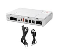 SEAFRONT Alimentation sans Interruption UPS DC 8000mAh Bloc d'alimentation de Secours avec Double Protection pour Modem Routeur Caméra de sécurité Lumière LED (Prise américaine)