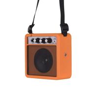 SEAFRONT Amplificateur de Guitare Portable 5W 5W, Fonction Overdrive, Design Léger, pour la Pratique en Plein Air et Les Guitaristes Itinérants (Yellow)