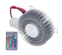 SEAFRONT Applique Murale RGB LED Fleur 3W avec Télécommande pour Chambre Chevet Salon 85-277V en Aluminium