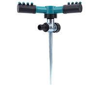 SEAFRONT Arroseur d'eau de Jardin, Arroseur de Pelouse Rotatif à 360 Degrés avec 12 Buses, Construction en ABS et en Alliage de Zinc pour l'irrigation de Cour à Grande Couverture et Les Plantes