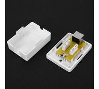 SEAFRONT Boîte de Jonction RJ45 de Catégorie 6, Informations de Bureau Blindées, Réseau de Câblage à Port Unique CAT6, Connexion Efficace avec une Fabrication Exquise, Configuration Simple pour