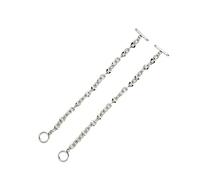 SEAFRONT Bracelets Simples, Acier Titane, Boucle OT Unique, Bracelets à Maillons Imperméables et élégants pour Femmes, Parfaits pour un Usage Quotidien