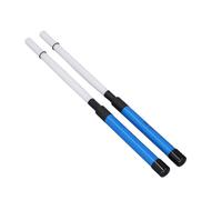 SEAFRONT Brosse à Battelettes en Fil en Nylon Durable, pour les Tambours de Jazz, 1 Paire Brosses à Tambour Accessoires D'instruments à Percussion Portable avec Matériau ABS, adapté aux (Bleu et