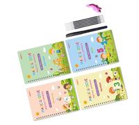 SEAFRONT Cahier de Pratique pour Enfants, Technologie d'encre Spéciale, Livre de Pratique d'écriture Manuscrite Réutilisable pour les 3 à 8 Ans, Idéal pour le Développement des Compétences en