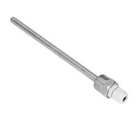 SEAFRONT Capteur de Température Thermowell, Sonde en Acier Inoxydable avec Conception étanche IP68, Couvercle M12x1,5, Fixation à Vis et Pointe Soudée au pour équipement de Contrôle de Distribution