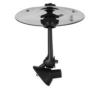SEAFRONT Car Vent Air Vent Mini Drum Crash Cymbal Rendre Votre Conduite Gadget D'instruments de Musique Plus Amusant pour Tous les Types de Véhicules (SILVER)