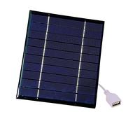 SEAFRONT Chargeur à énergie Solaire, Chargeur USB Portable pour Panneau Solaire 5 V 500 MA Conversion 19,5%, Compact,9 X,1 X 0,1 Pouces, Léger pour Camping, Randonnée, Utilisation de Téléphone en
