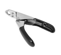 SEAFRONT Ciseaux à Ongles pour Animaux de Compagnie, Coupe-Griffes Ergonomique en Acier Inoxydable pour Chiens et Chats, Coupe Facile à Domicile avec Protection de sécurité, 12,5 Cm Rouge