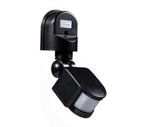 SEAFRONT Commutateur de Capteur de Corps Humain Infrarouge, Module de Type Plafond à Angle Réglable pour Le Contrôle de la Lumière dans Les Espaces Publics (Black)