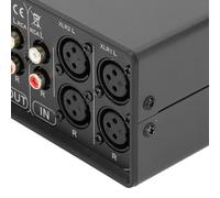 SEAFRONT Commutateur de Son XLR, Convertisseur Stéréo Passif en Alliage d'aluminium 3 Entrées 3 Sorties, Convertisseur Stéréo XLR pour Console de Mixage d'enregistrement, Amplificateur de Puissance,