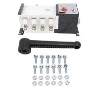 SEAFRONT Commutateur de Transfert Automatique à Double Alimentation, Commutateur de Transfert Automatique PC ATS AC400 V 220 V avec Verrouillage Mécanique, 4 Fonctions de Fonctionnement, pour (200A)