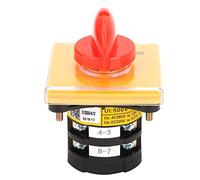 SEAFRONT Commutateur Rotatif AC 380V 25A, 2 Positions, avec Boîtier Extérieur isolé