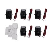 SEAFRONT Compteur D'énergie Intelligent WiFi, Moniteur de Puissance triphasé avec Capteurs 100 A pour la Détection de la Consommation d'électricité en Temps Réel, Mesure Nette Solaire,