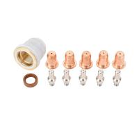 SEAFRONT Consommables pour Découpeur Pièces de Torche Accessoires de Découpe 5 électrodes 5 Buses 1 Capuchon de Protection 1 Anneau Tourbillonnant pour Série PT 60 IPT 60 PT 40 IPT 40