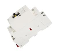 SEAFRONT Contacteur AC, Rail DIN 250 V 50 Hz avec Interrupteur de Commande Manuel et Fonctionnement Automatique, Super Silencieux en Dessous de 15 DB, pour Système électrique Domestique (2NO)