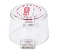 SEAFRONT Couvercle de Protection pour Interrupteur à Bouton-poussoir Rond, Matériau PC avec Aimant Puissant, Couvercle Transparent pour Bouton d'arrêt d'urgence pour Usage Industriel et Commercial