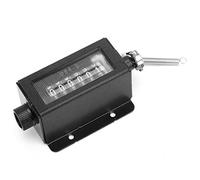 SEAFRONT D94-S Compteur de Poinçonnage à 6 Chiffres, Course de Traction Réinitialisable, Clicker Mécanique pour Compteur D'imprimante de Perforateur pour équipement de Sport avec Nombre