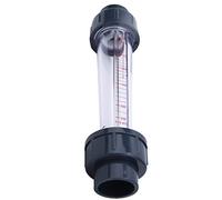 SEAFRONT Débitmètre Liquide 250-2500L/h Précision 4% ABS Flotteur PTFE | Panneau Transparent, Coque en Plastique ABS, Flotteur en PTFE, du Liquide, Embouchure Plate, Entrée de 32 Mm, Indicateur
