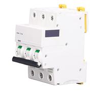 SEAFRONT Disjoncteur Miniature 3P, Dispositif Basse Tension en Nylon PA66, Protection contre les Surcharges pour Usage Bureau et Résidentiel, Indice 400 V (C10A(10A))