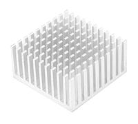SEAFRONT Dissipateur Thermique en Aluminium 6063 T5 en Aluminium extrudé CPU IC Refroidissement 40 X 20 X 40 Mm pour LED PCB Carte d'alimentation Routeur Décodeur électronique (SILVER)
