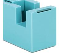 SEAFRONT Distributeur de Ruban Adhésif, Distributeur de Ruban Adhésif de Bureau Portable en Résine ABS avec un Design élégant pour une Utilisation au Bureau et à l'école (bleu clair)