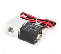 SEAFRONT Électrovanne 24 V CC, 2 Voies, Action Directe, IP65, Aluminium | Électrovanne en Aluminium, Filetages G1,8 G1,4, Utilisation Air Eau , étanchéité IP65, Pression 1,2 MPa, 24V DC 6W,