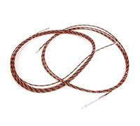 SEAFRONT Enfileur de Fil électrique, Outils D'électricien avec 2 Attaches de Câble, Leader Flexible pour Tirer des Conduits électriques de Télécommunication (10M (y compris deux faisceaux de câbles))