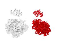 SEAFRONT Ensemble de Pistes de Dérive de Voiture RC, Clôture de Terrain de Course en ABS avec 30 Cônes pour Modèles à échelle 1/14 1/16 /18/24 /28, événements de Course en Intérieur et en Extérieur