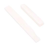 SEAFRONT Ensemble de Selle d'écrou de Guitare, Os de Vache Pur pour Guitares Acoustiques, Conception Durable et Apparence élégante pour les Musiciens Folk