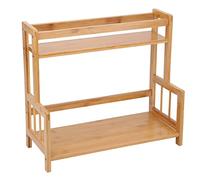 SEAFRONT Étagère pour Pots d'assaisonnement, Organisateur Multifonction en Bois épais pour Cuisine et Chambre à Coucher, Conception Peu Encombrante pour Le Rangement à Domicile