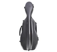 SEAFRONT Étui pour Violon en Fibre de Carbone Étui à Dos Léger pour Violon 4/4 avec Humidimètre intégré 2 Bretelles pour Violons / 3/1/2 1/8 Pleine Taille