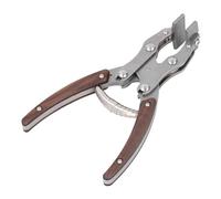 SEAFRONT Fiche à Nez Plate Alloye en Cuir en Cuir Presse avec Poignée Noire Noire Largeur de Mâchoire de 38 Mm pour les Projets de Bricolage