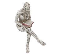 SEAFRONT Figurine en Résine, Sculpture de Lecture de Dame Innovante pour la Décoration de la Maison, Matériau Applicable sur Le Bureau (E)