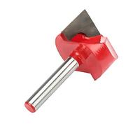 SEAFRONT Fraise à Bois Inférieure de 25 Mm de Diamètre, Mèche de Surfaçage CNC en Acier au Carbure de Tungstène pour Bois MDF PVC, Outil de Coupe de Précision pour Machines à Sculpter (6*25)