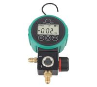 SEAFRONT Gauges HVAC Numériques Testeur de Pression de Réfrigérant à 4 Voies avec Une Alarme de Surpression de Conception de Soupape à Billes pour la Climatisation R22 R32 R410A