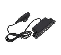 SEAFRONT Guitare Acoustique Soundhole Pickup Humbucker Magnétique Passif Double Bobine, Son Puissant, compatibilité Polyvalente pour la Pratique Quotidienne des Débutants