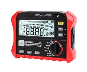SEAFRONT HT5205 Mégohmmètre Numérique, Testeur D'isolement 200 GΩ | Diagnostic des enroulements et des câbles du moteur, rapport DAR PI à une touche, voltmètre 1 000 V CC, boîtier ABS,