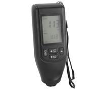 SEAFRONT Jauge D'épaisseur de Revêtement Numérique Compteur D'épaisseur Automatique de Peinture 3 Unités de Mesure Enregistrement de Données Tests Non Destructifs 0-2000um pour la (BLACK)